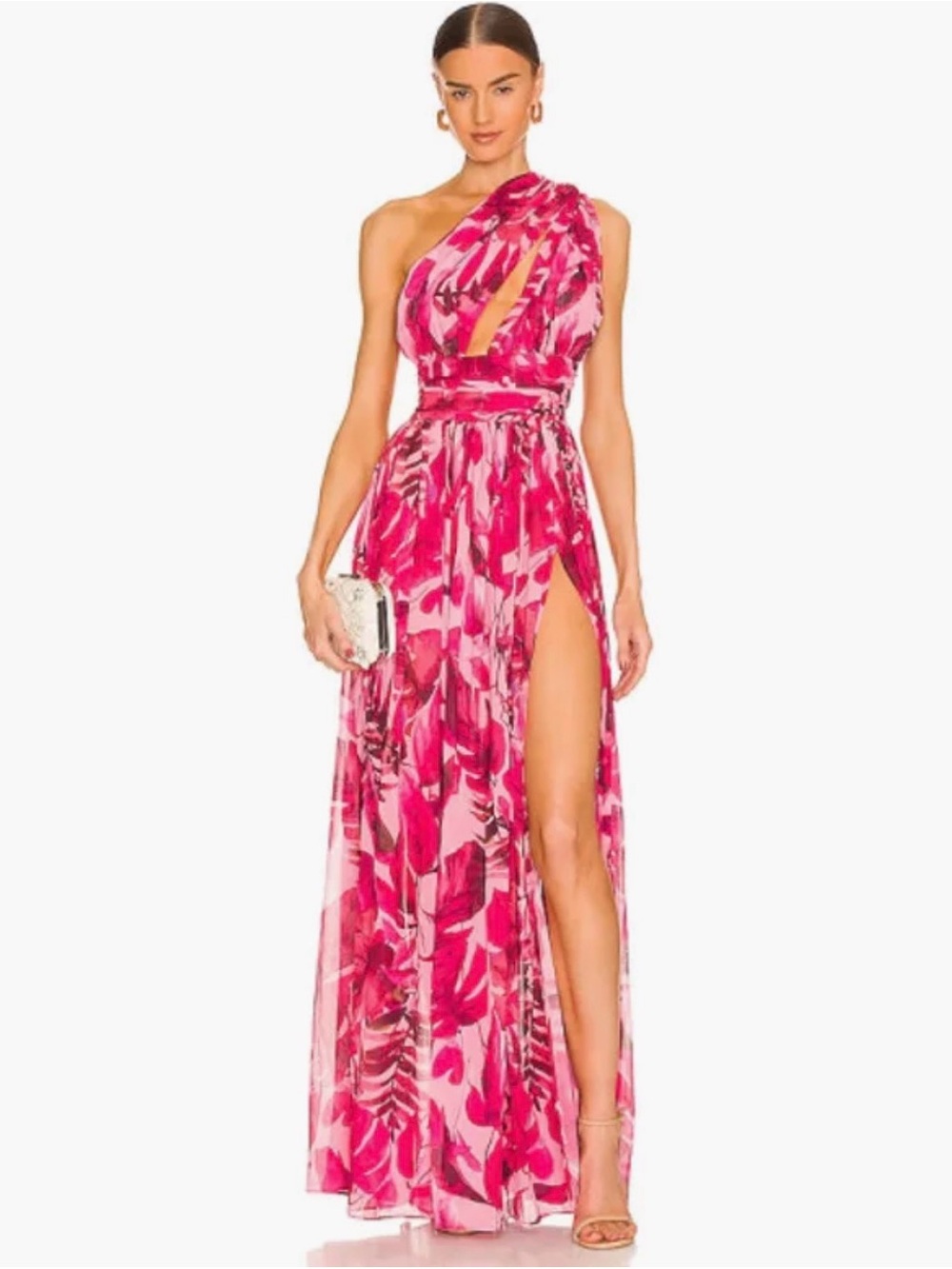#154 SOLD OUT Bronx and Bronco Camilla One-Shoulder Maxi Dress
